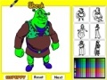 Игра Sherk Online Coloring