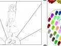 Игра Kristin Davis Online Coloring Game
