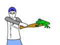Игра Frog Batting