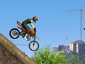 Игра Construction Yard Bike