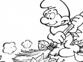 Игра The Smurfs Coloring Book