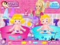 Игра Barbie Twins Babysitter