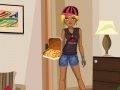Игра Party Dress with pizza