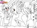 Игра Coloring Sarah and Her Pony