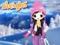 Игра Girl on Sleighs