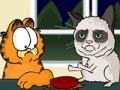 Игра Garfield Meets Grumpy Cat