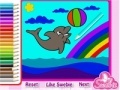 Ігра Cute Dolphin Coloring