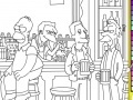 Игра Simpson Online Coloring Game
