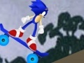 Игра Sonic on the skateboard