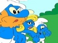 Игра Color the smurfs