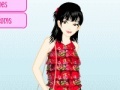 Игра Chic flowery dress up