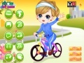 Игра The Little Girl Learn Bicycle