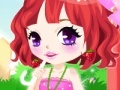 Игра Cute girl and parasols