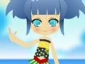 Игра Mistys beach day dressup