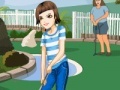 Игра Mini golf dress up