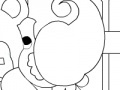 Игра Lovely bear coloring