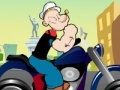 Игра Popeye Rides Bike
