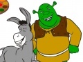 Игра Shrek coloring