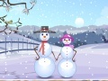 Игра Snowman kissing