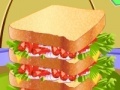 Игра Big sandwich decoration