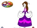 Игра Coloring: Cinderella at the ball in a hurry