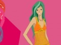 Игра Dress up a girl at a party