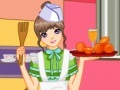 Игра Cute Gold Model Cooker Dress Up