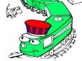 Игра Train coloring book 2