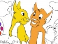 Игра Coloring: A pair Of Lion Cubs