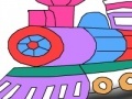 Игра Great locomotive coloring