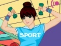 Игра Fitness Girl Dress Up