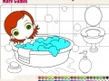Игра Jane in the bathroom coloring