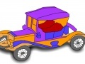 Игра Old historic car coloring