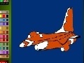 Игра Airplane coloring
