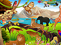 Игра Animal Park Hidden Number