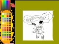 Игра Little funny girl coloring