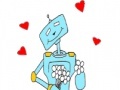 Игра Robots in love coloring