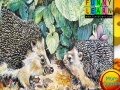 Игра Hedgehogs at home puzzle