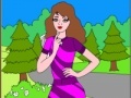 Игра Pretty girl: Online coloring page