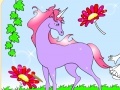 Игра Coloring the Girl and the Unicorn