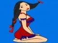 Игра Native girl coloring