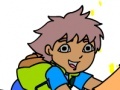 Игра Go Diego go online coloring game