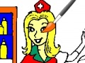Игра Coloring: Nurse