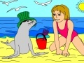 Игра Rossy Coloring games - Summer holiday