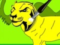 Игра Prowling Tiger Online Coloring page