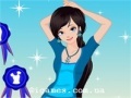 Игра Blue Girl Dress up