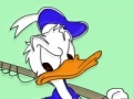 Игра Baffled Donald online coloring page