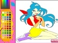 Игра Winged Bloom Coloring