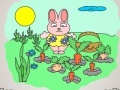 Игра Painting: Bunny on the meadow