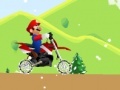 Игра Snow motocross Mario